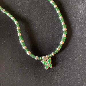 Butterfly Birthstone Choker May